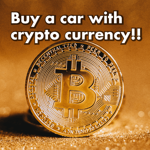 Buy a car with crypto currency!!