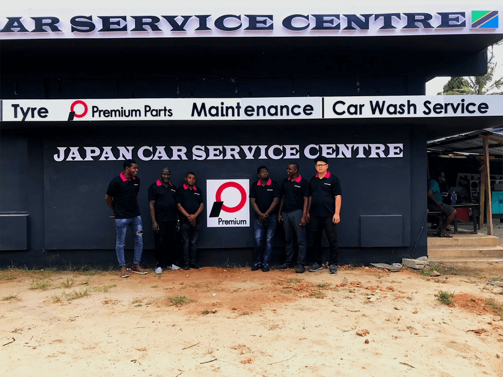 We offer car maintenance and washing services.