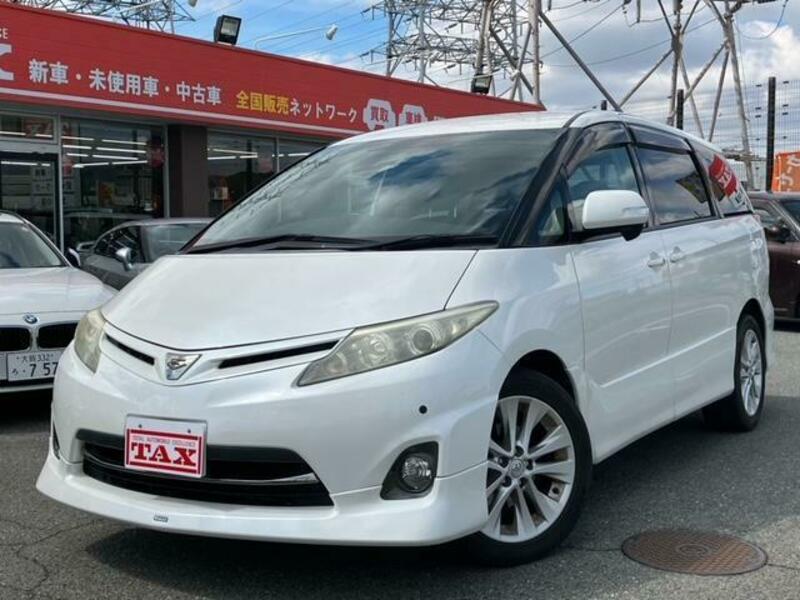 Used 09 Toyota Estima Acr55w Sbi Motor Japan