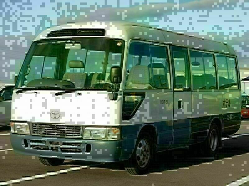 Used 1995 TOYOTA COASTER HZB40 SBI Motor Japan