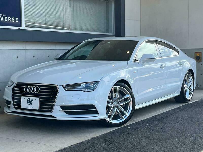 Audi a7 store s line white